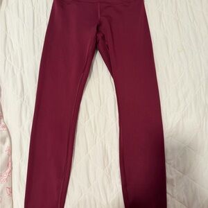 ALO Yoga Women's Maroon Leggings